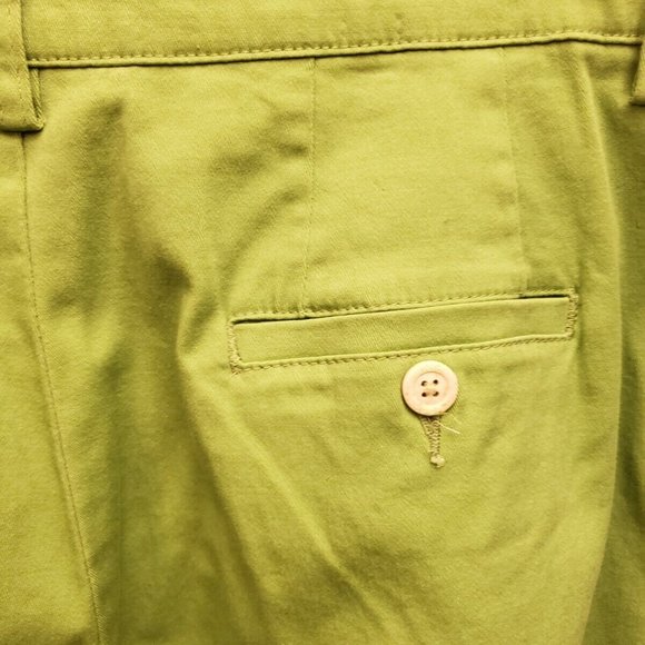 LEE Size 16 M Classic Fit Womens Capri Crop Green Jeans - Picture 7 of 8